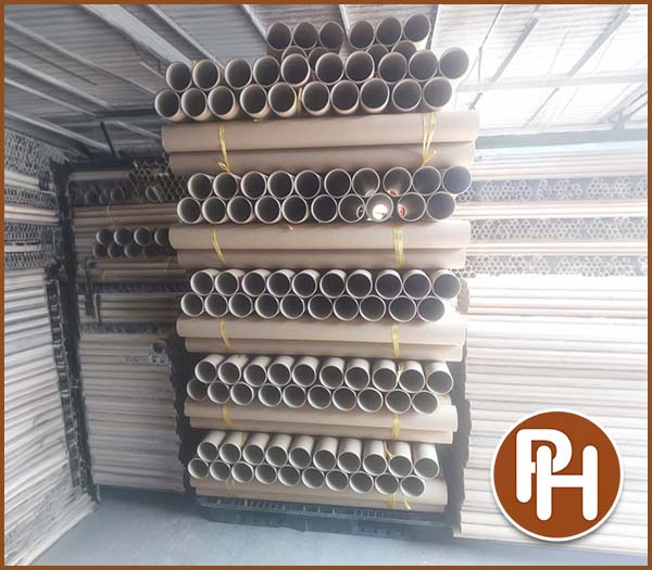 Ống giấy quấn vải, quấn xốp hơi cách nhiệt